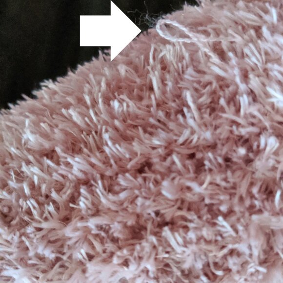 Ellen Tracy Blush Pink Fuzzy Sweater | XS | Crewneck | Cozy & Soft Pullover - Picture 5 of 7